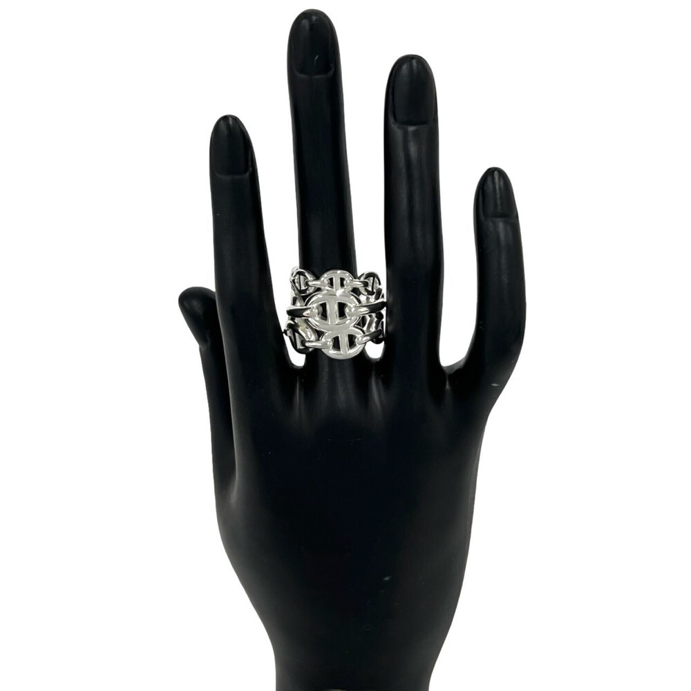 HERMES Silver Ring